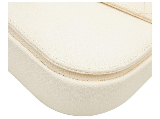 Borsa a spalla con manico a catena Coco Mark Matelassé di Chanel Beige - vista 4