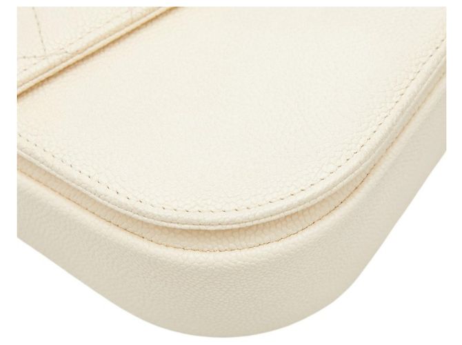 Borsa a spalla con manico a catena Coco Mark Matelassé di Chanel Beige - vista 5