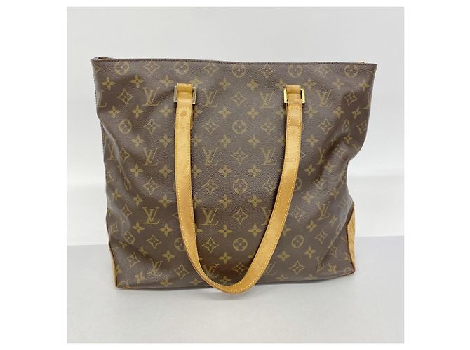 Bolso Tote Cabas Mezzo Monogram Louis Vuitton Castaño - vista 10