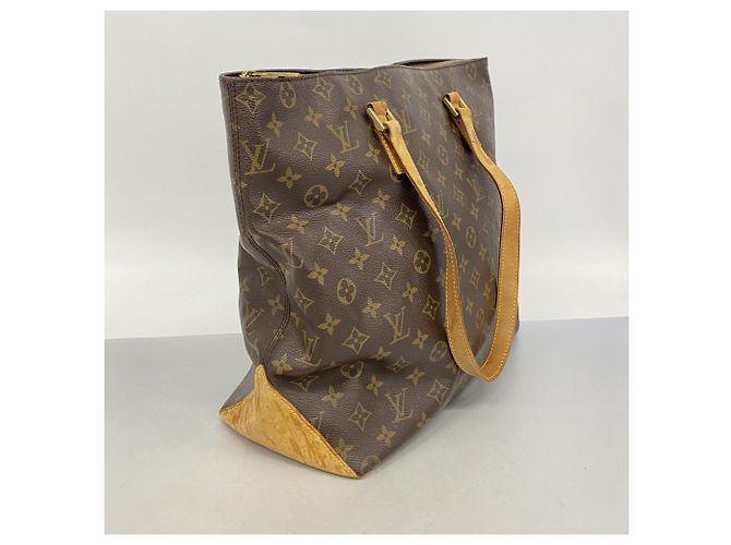 Bolso Tote Cabas Mezzo Monogram Louis Vuitton Castaño - vista 2