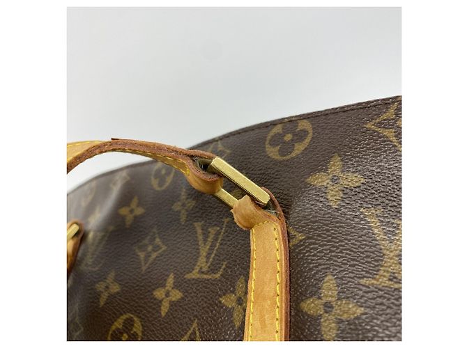 Bolso Tote Cabas Mezzo Monogram Louis Vuitton Castaño - vista 8
