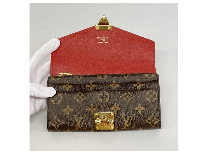 Cartera Larga Pallas Monogram Louis Vuitton Fucsia - vista 9