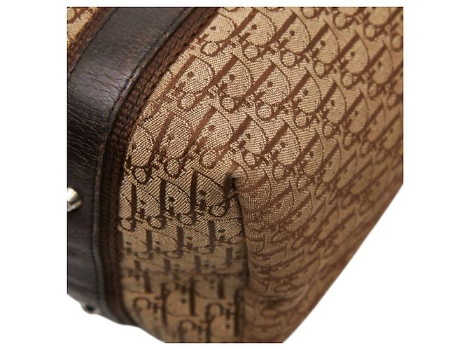 Bolsa Tote Street Chic Trotter Christian Dior Marrom - vista 4