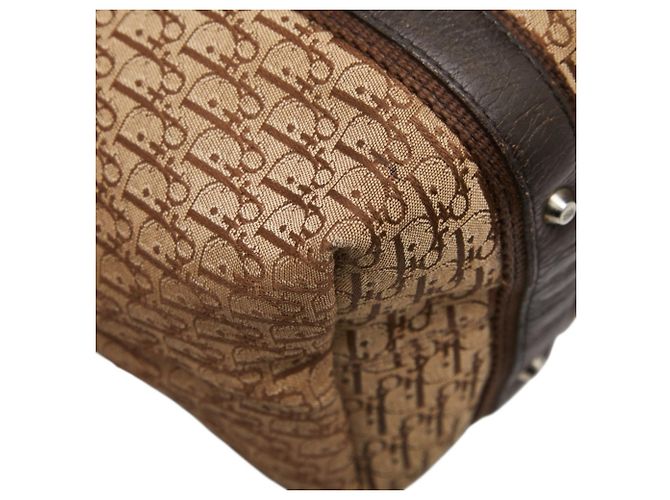 Bolsa Tote Street Chic Trotter Christian Dior Marrom - vista 5