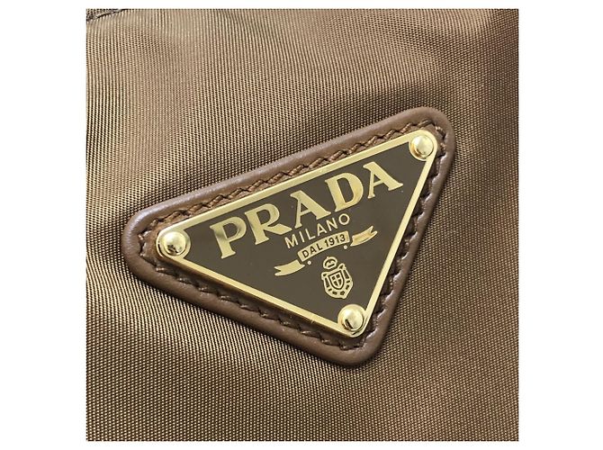 Prada 1BB127 Padlock Medium Schultertasche Braun - Ansicht 11
