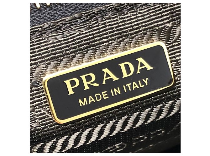 Prada 1BB127 Padlock Medium Schultertasche Braun - Ansicht 13