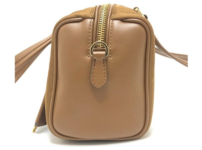 Prada 1BB127 Padlock Medium Schultertasche Braun - Ansicht 3