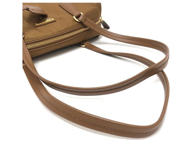 Prada 1BB127 Padlock Medium Schultertasche Braun - Ansicht 8