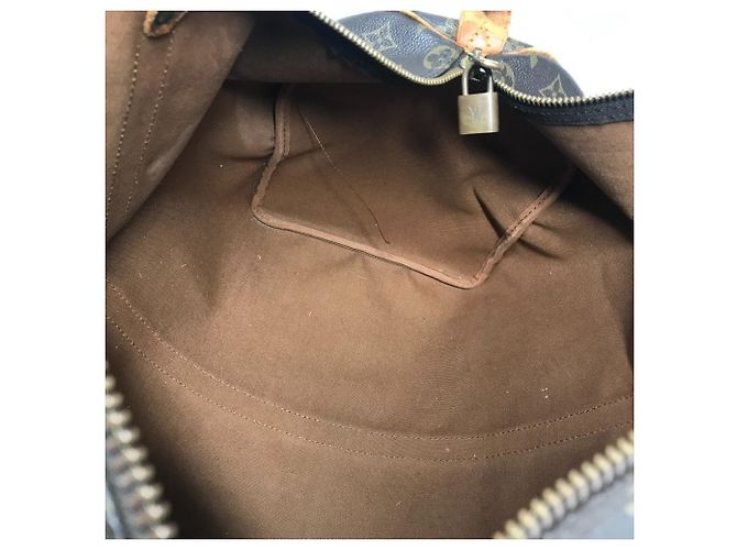Borsa da viaggio Louis Vuitton Monogram Keepall 50 Marrone - vista 14