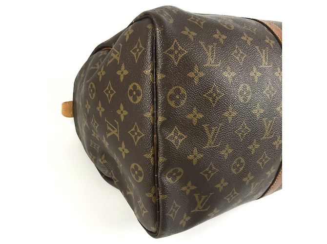 Borsa da viaggio Louis Vuitton Monogram Keepall 50 Marrone - vista 7