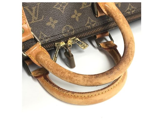 Borsa da viaggio Louis Vuitton Monogram Keepall 50 Marrone - vista 9