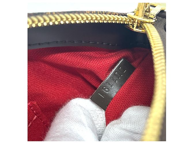 Borsa Tote Verona PM N41117 di Louis Vuitton Marrone Damier ebene - vista 17