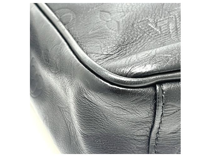 Borsa a tracolla Pochette Danube PM Monogram Shadow di Louis Vuitton Nero - vista 5