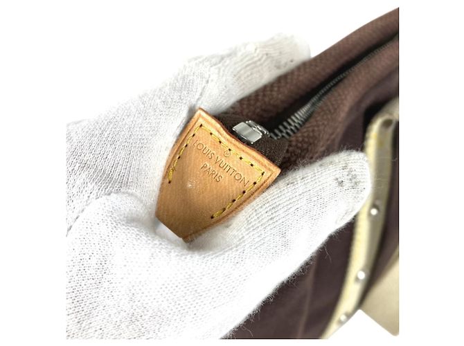 Borsa Louis Vuitton Antigua Cabas MM Marrone - vista 12