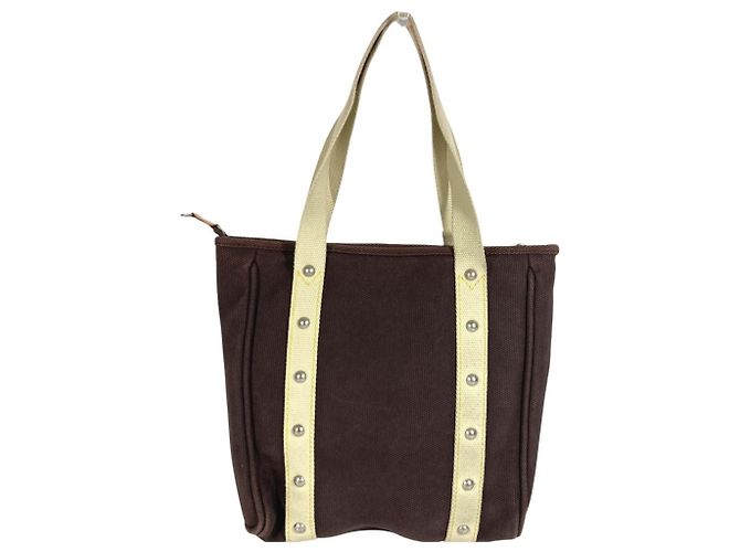 Borsa Louis Vuitton Antigua Cabas MM Marrone - vista 2