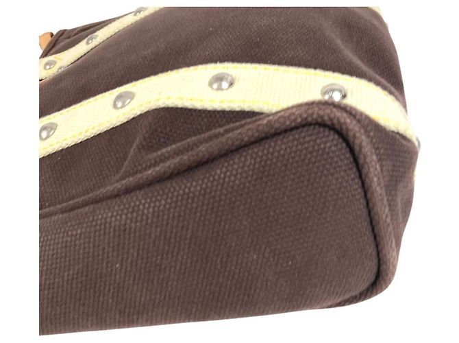 Borsa Louis Vuitton Antigua Cabas MM Marrone - vista 4