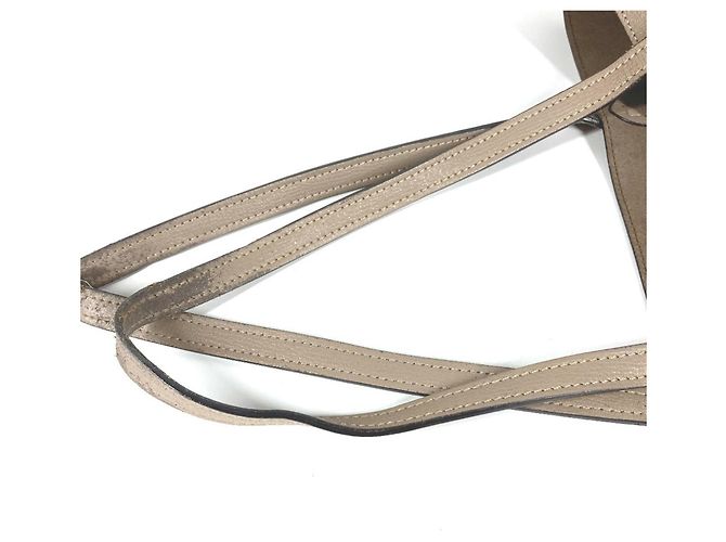 Borsa in pelle beige Fendi - vista 13
