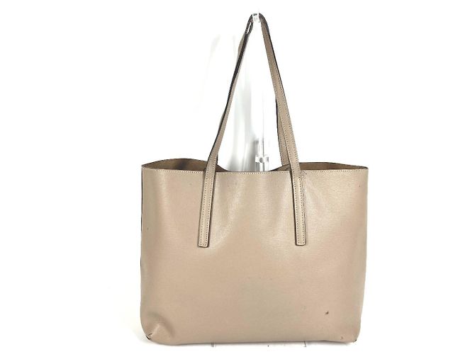 Borsa in pelle beige Fendi - vista 3