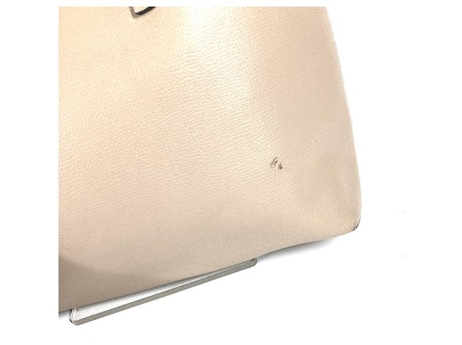 Borsa in pelle beige Fendi - vista 4