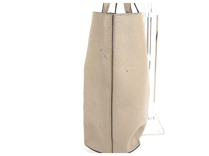 Borsa in pelle beige Fendi - vista 5