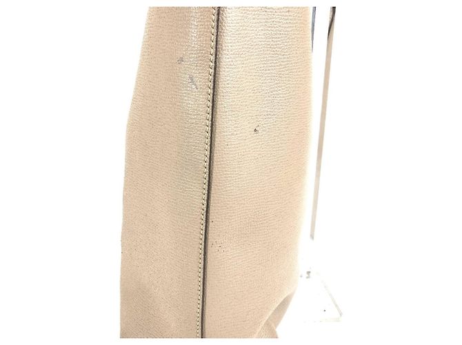 Borsa in pelle beige Fendi - vista 6