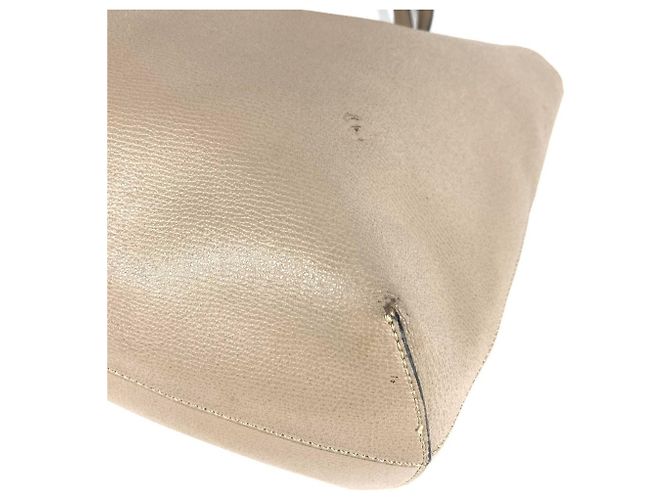 Borsa in pelle beige Fendi - vista 8