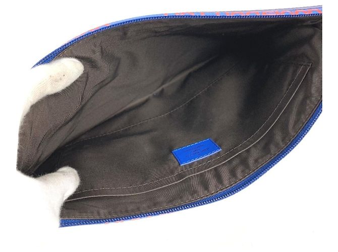 Pochette Apollo Monogram Louis Vuitton Marrone Rosso Blu - vista 11