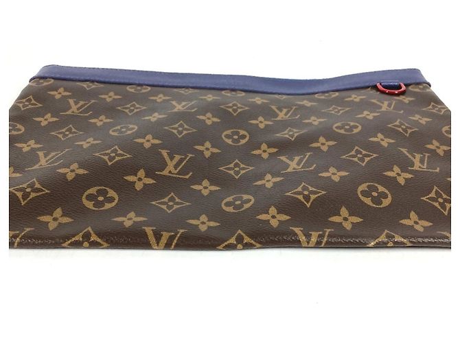Pochette Apollo Monogram Louis Vuitton Marrone Rosso Blu - vista 7