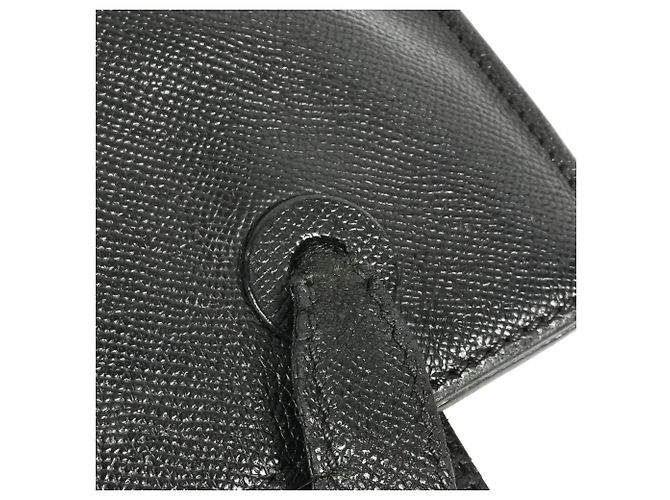 Borsa a spalla in pelle di vitello grana nera Chanel Nero - vista 9