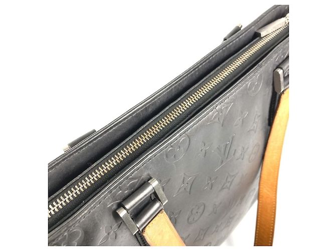 Louis Vuitton Monogramm Matte Stockton Tote Bag Schwarz Anthrazitgrau - Ansicht 10