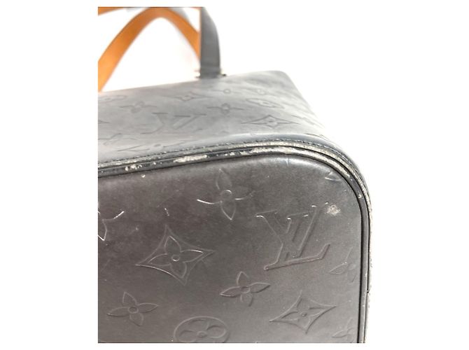 Louis Vuitton Monogramm Matte Stockton Tote Bag Schwarz Anthrazitgrau - Ansicht 6