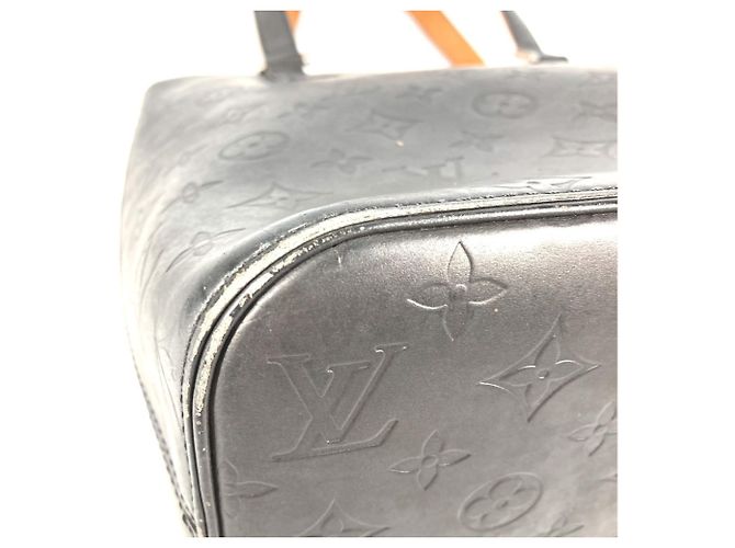 Louis Vuitton Monogramm Matte Stockton Tote Bag Schwarz Anthrazitgrau - Ansicht 7