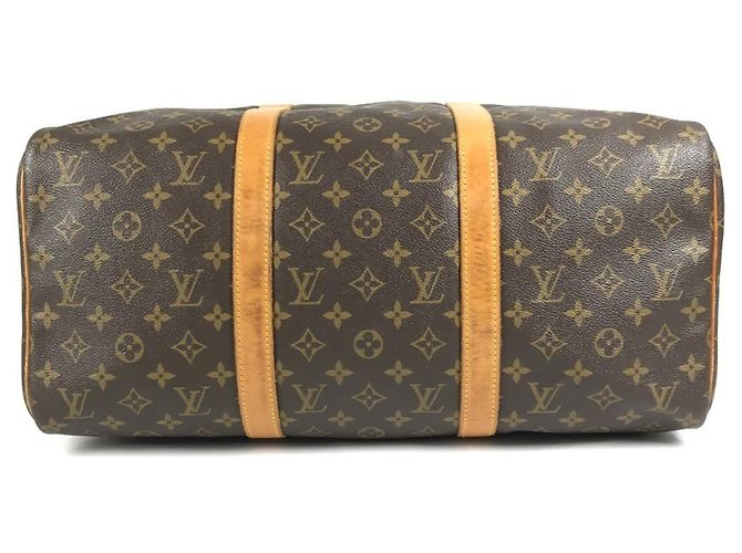 Borsa da Viaggio Saxophone 45 Monogramma Louis Vuitton Marrone - vista 5