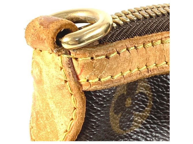 Borsa Louis Vuitton Monogram Palermo PM Marrone - vista 13