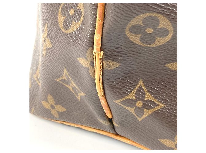 Borsa Louis Vuitton Monogram Palermo PM Marrone - vista 14