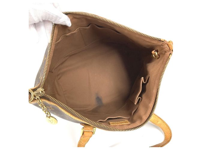 Borsa Louis Vuitton Monogram Palermo PM Marrone - vista 16