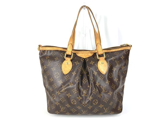 Borsa Louis Vuitton Monogram Palermo PM Marrone - vista 2