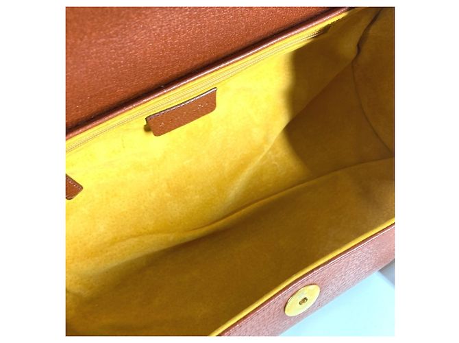 Bulgari Borsa cilindrica in pelle marrone Bvlgari - vista 9