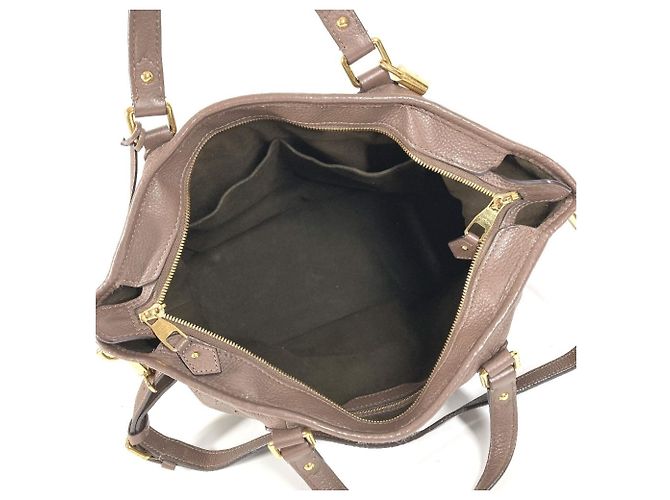 Borsa tote Monogram Mahina Stella PM di Louis Vuitton Marrone - vista 12