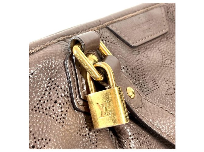 Borsa tote Monogram Mahina Stella PM di Louis Vuitton Marrone - vista 18