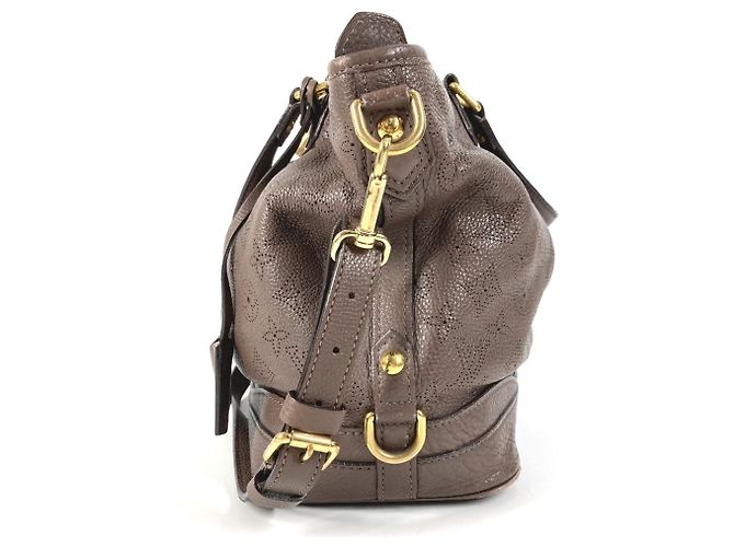 Borsa tote Monogram Mahina Stella PM di Louis Vuitton Marrone - vista 3