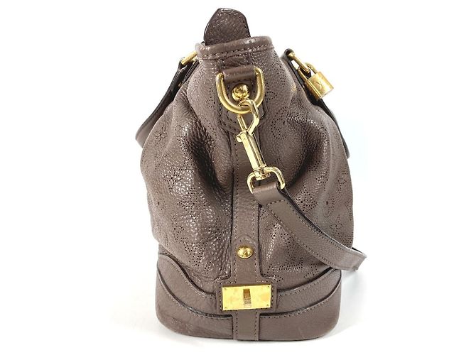 Borsa tote Monogram Mahina Stella PM di Louis Vuitton Marrone - vista 4