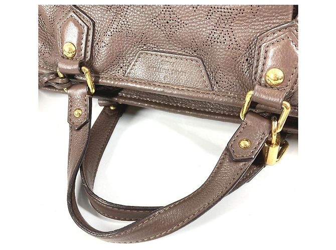 Borsa tote Monogram Mahina Stella PM di Louis Vuitton Marrone - vista 8