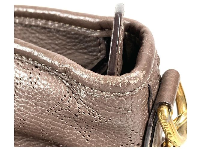 Borsa tote Monogram Mahina Stella PM di Louis Vuitton Marrone - vista 9