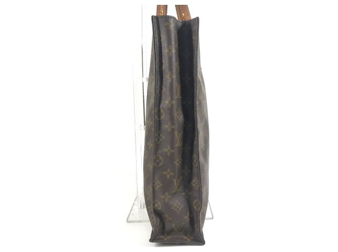 Sac Plat Monogram Louis Vuitton Marron - vue 3