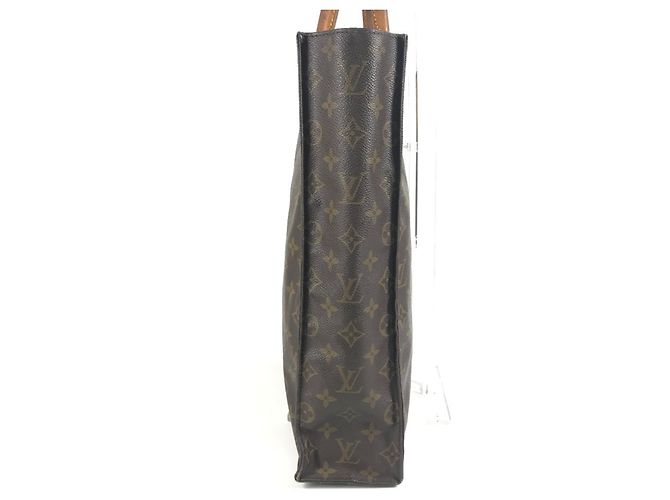 Sac Plat Monogram Louis Vuitton Marron - vue 4