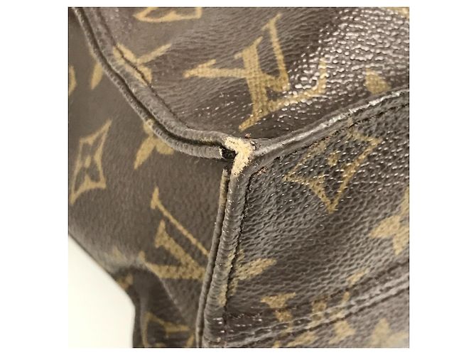Sac Plat Monogram Louis Vuitton Marron - vue 7