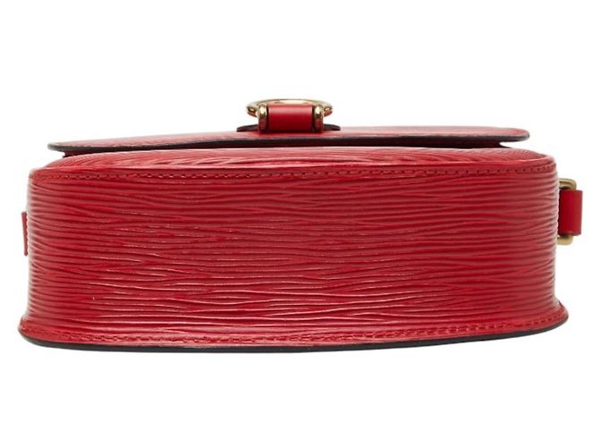 Borsa a tracolla Mini Saint Cloud in Epi di Louis Vuitton Rosso - vista 3
