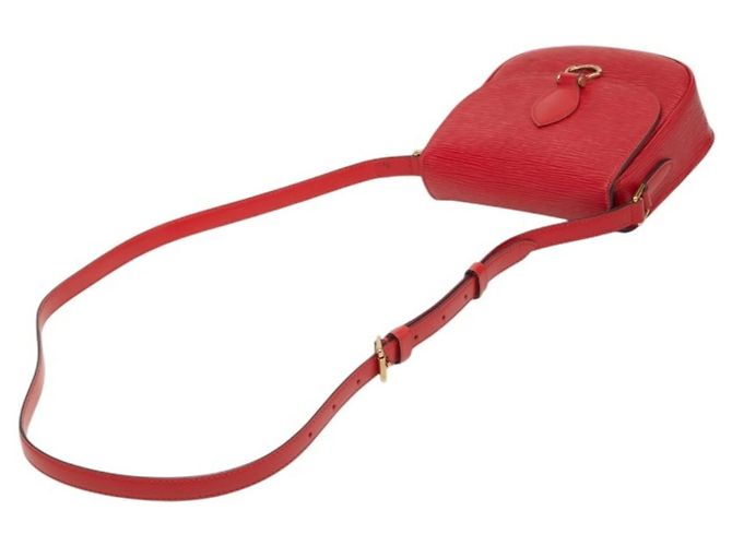 Borsa a tracolla Mini Saint Cloud in Epi di Louis Vuitton Rosso - vista 4