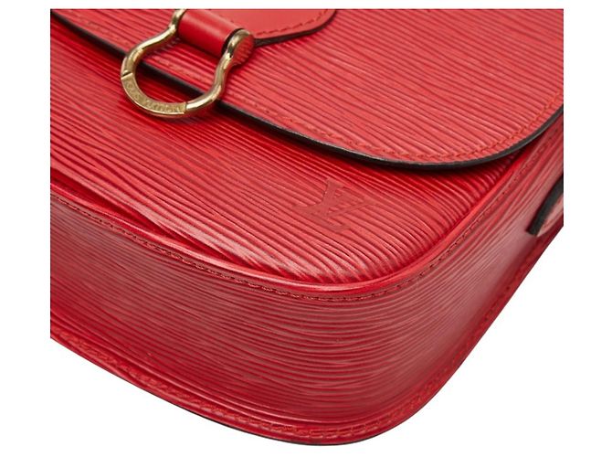 Borsa a tracolla Mini Saint Cloud in Epi di Louis Vuitton Rosso - vista 5